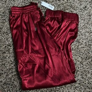 Women’s Glam satin jogger dress pants